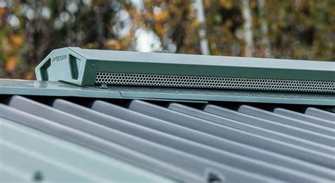 metal roof ridge vents types